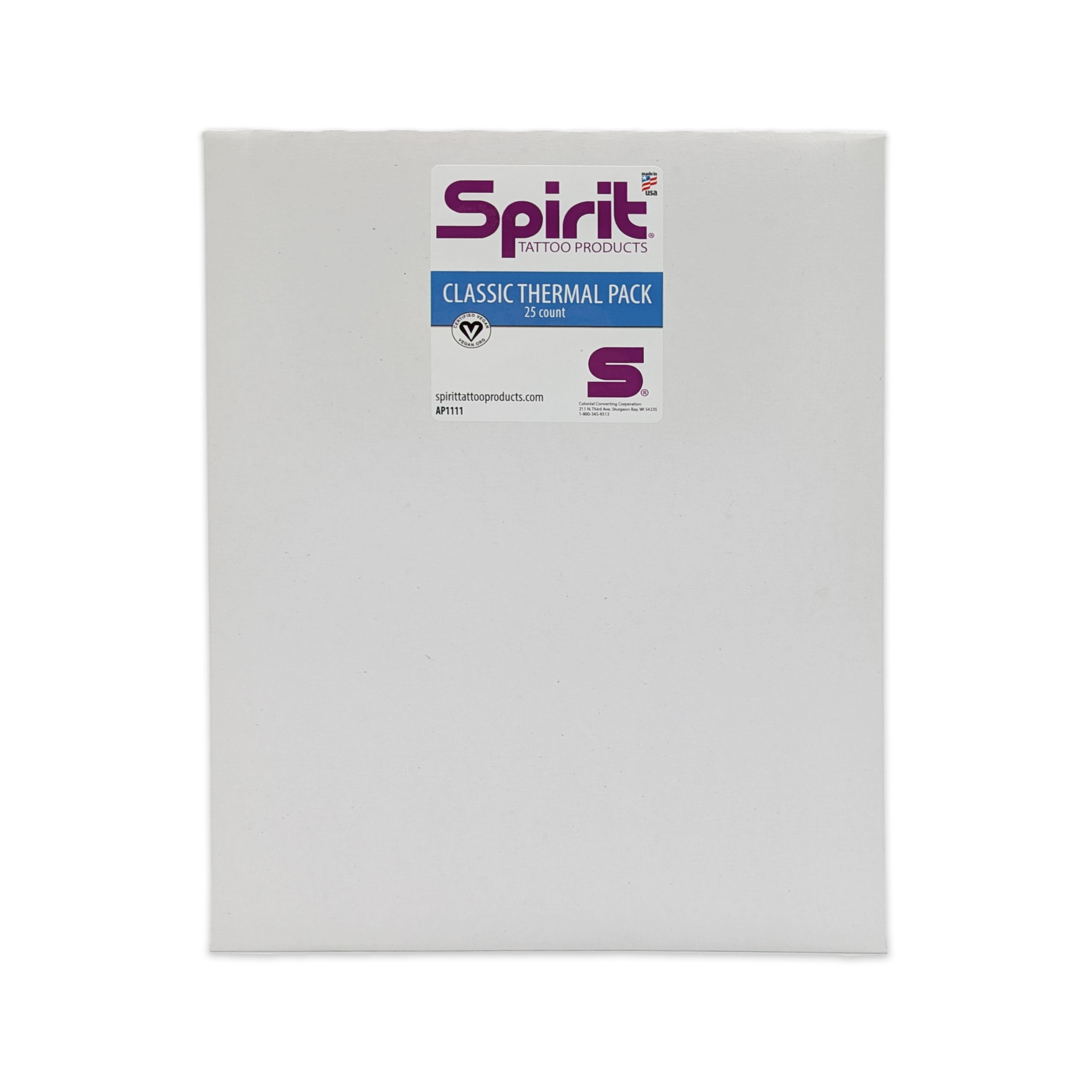 Spirit® Classic Thermal Tattoo Stencil Transfer Paper Roll, 8.5 Inch X 100 Feet Roll, Certified Vegan, Proudly Made In The USA - Foto 11