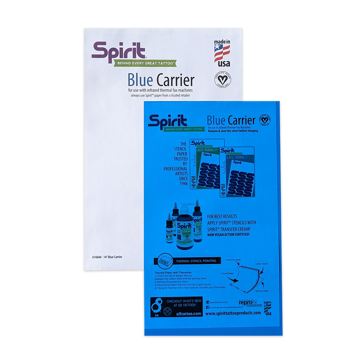 Spirit® Blue Carrier