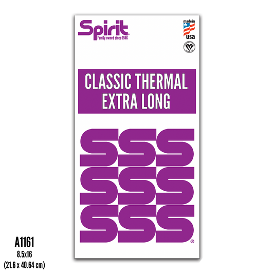 Spirit® Classic Thermal Extra Long 8.5" x 16"