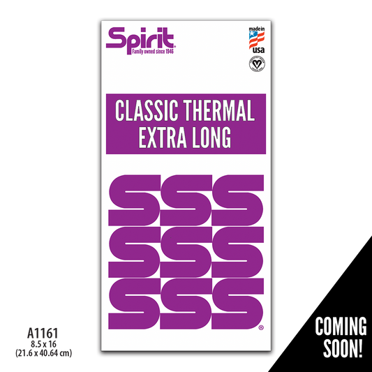 Spirit® Classic Thermal Extra Long 8.5" x 16"