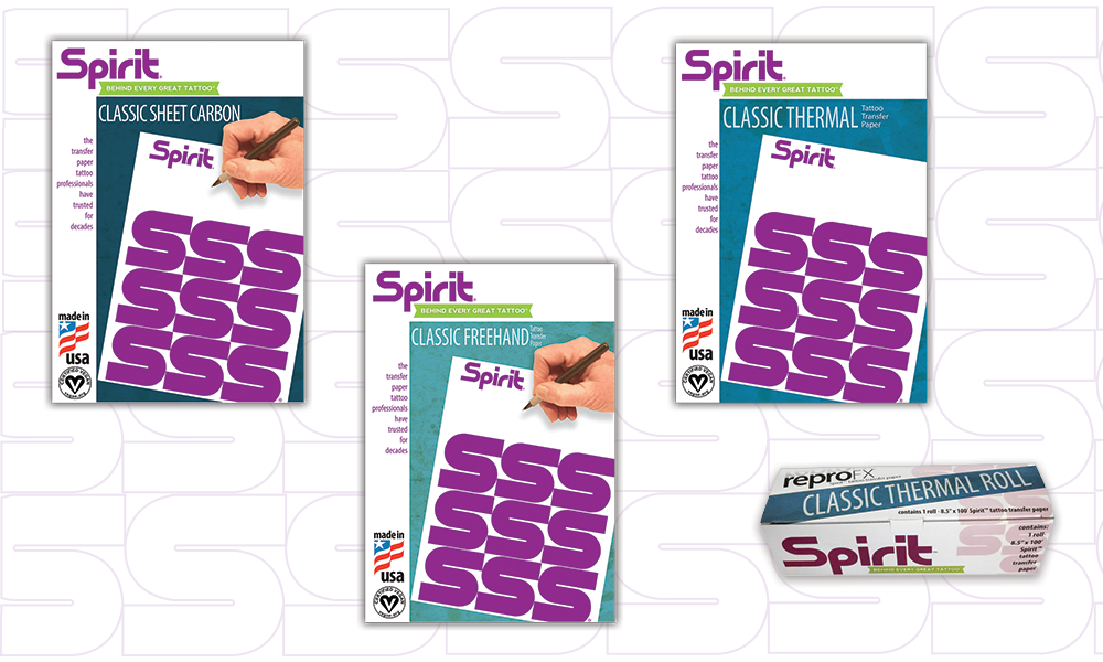 SPIRIT Sheets Classic Freehand Transfer and Stencil Paper 8.5 100% AUTHENTIC